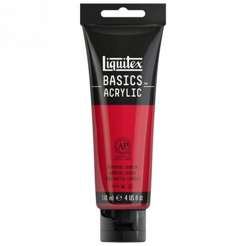 Liquitex Basics 118ml Acrylic 292 Naphthol Crimson