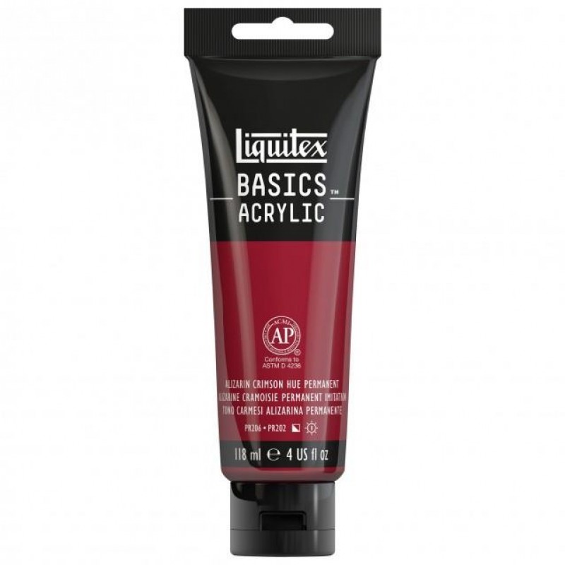 Liquitex Basics 118ml Acrylic 116 Alizarin Crimson