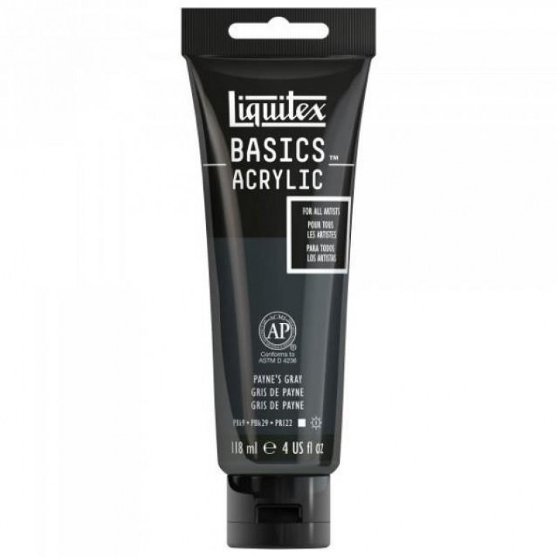 Liquitex Basics 118ml Acrylic 310 Paynes Gray