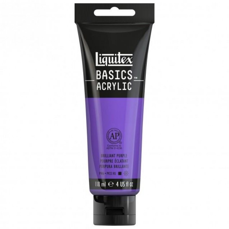 Liquitex Basics 118ml Acrylic 590 Brilliant Purple