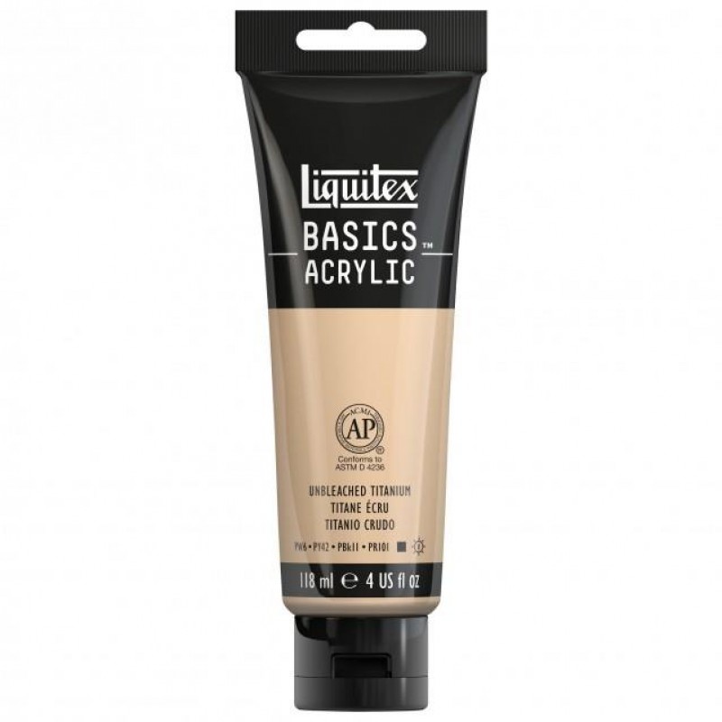 Liquitex Basics 118ml Acrylic 434 Unbleached Titanium