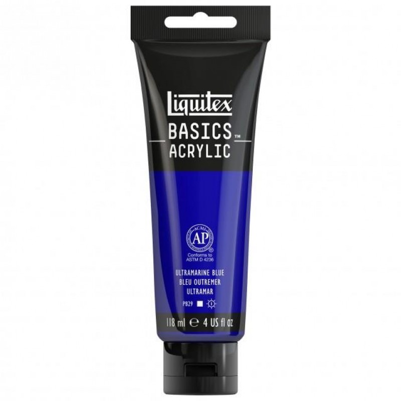 Liquitex Basics 118ml Acrylic 380 Ultramarine Blue