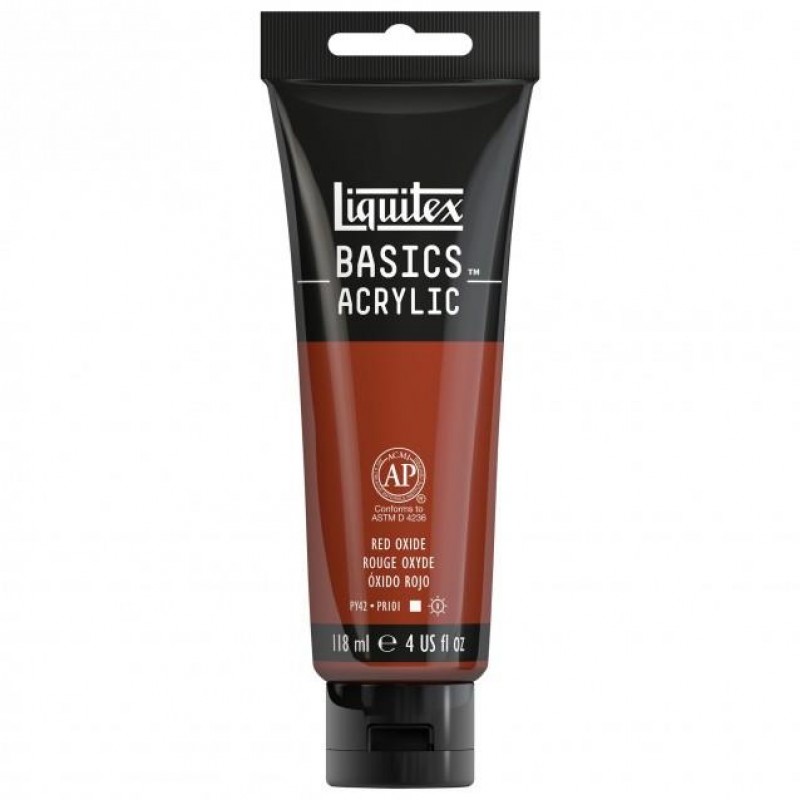 Liquitex Basics 118ml Acrylic 335 Red Oxide