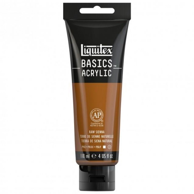 Liquitex Basics 118ml Acrylic 330 Raw Sienna