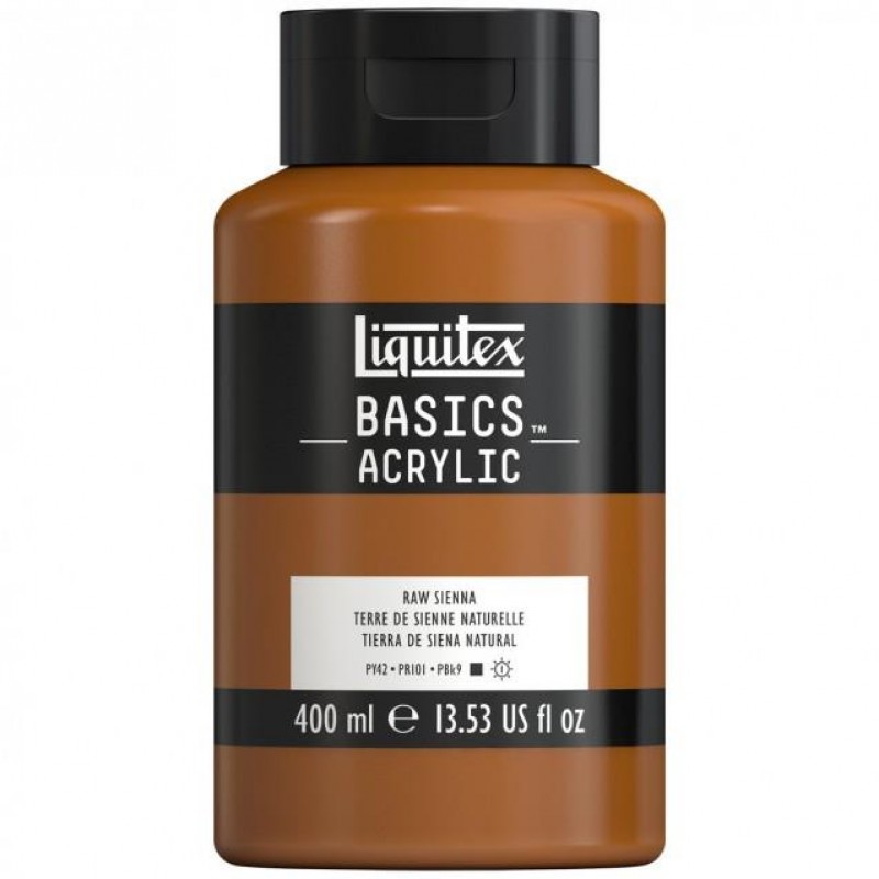 Liquitex Basics 400ml Acrylic 330 Raw Sienna