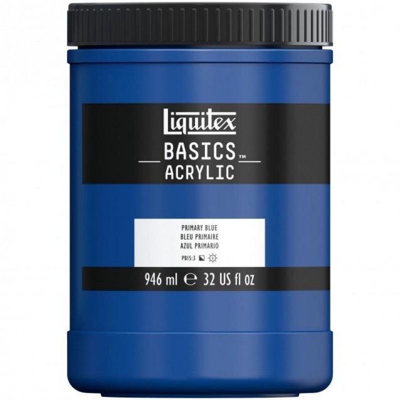 Liquitex Basics 946ml Acrylic 420 Primary Blue