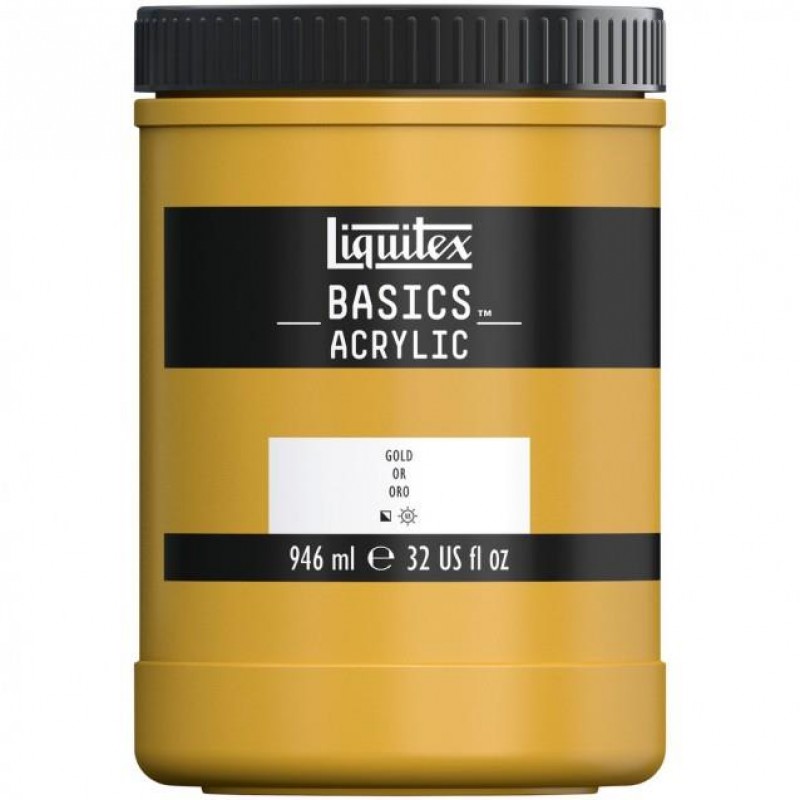 Liquitex Basics 946ml Acrylic 051 Bright Gold