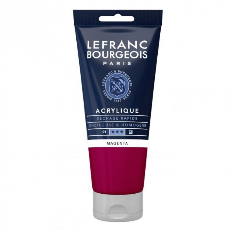 Lefranc Bourgeois 80ml Fine Acrylic 432 Magenta Serie 1