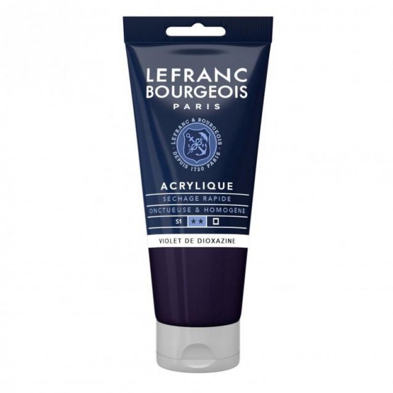 Lefranc Bourgeois 80ml Fine Acrylic 473 Dioxazine Violet Serie 1