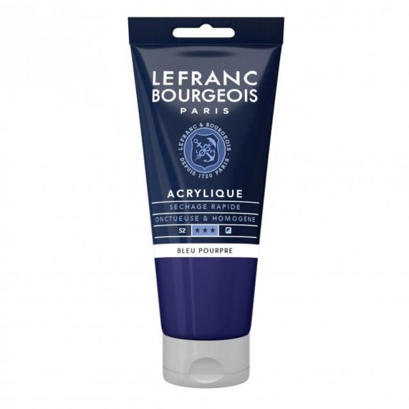 Lefranc Bourgeois 80ml Fine Acrylic 045 Blue Purple Serie 2