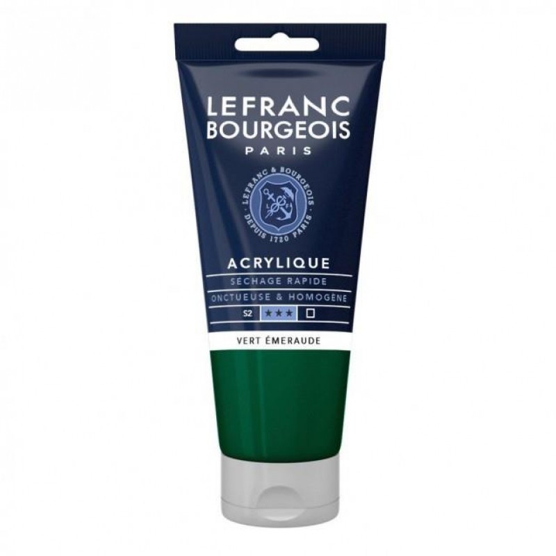 Lefranc Bourgeois 80ml Fine Acrylic 529 Viridian Serie 2