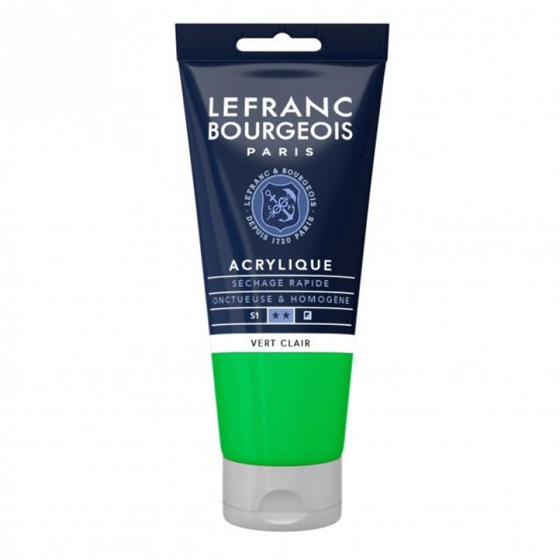 Lefranc Bourgeois 80ml Fine Acrylic 556 Light Green Serie 1