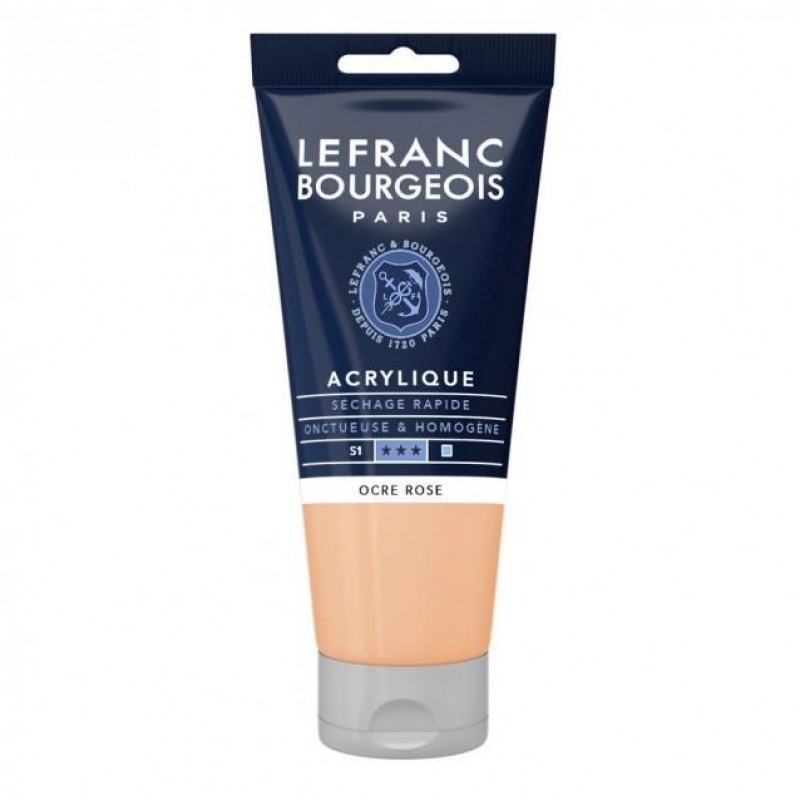 Lefranc Bourgeois 80ml Fine Acrylic 817 Pink Ochre Serie 1