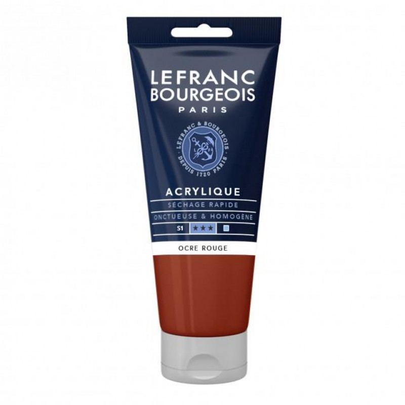 Lefranc Bourgeois 80ml Fine Acrylic 306 Red Ochre Serie 1