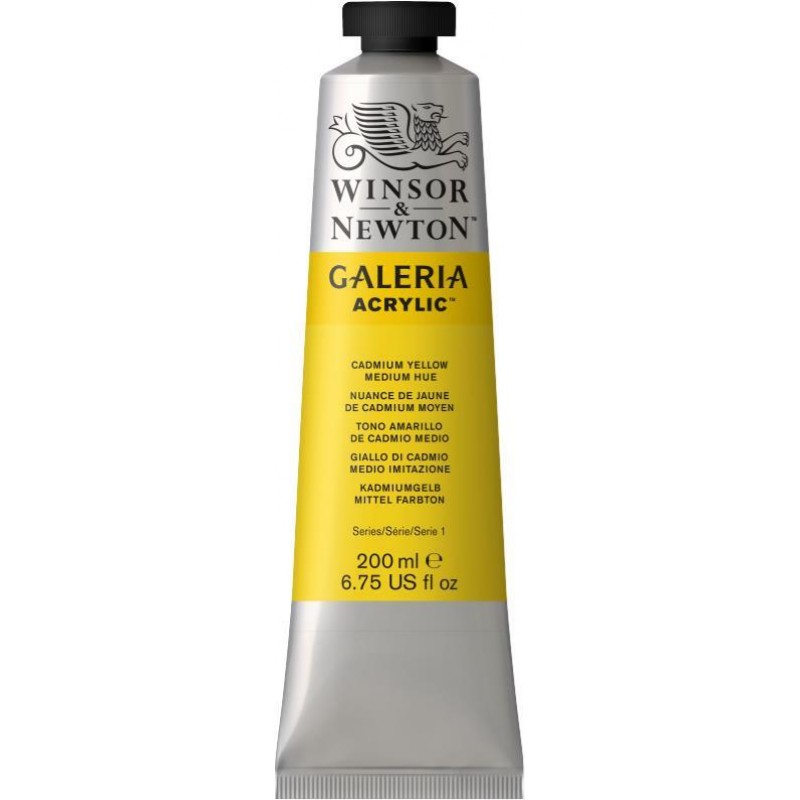 Galeria 200ml Acrylic Cadmium Yellow Medium Hue