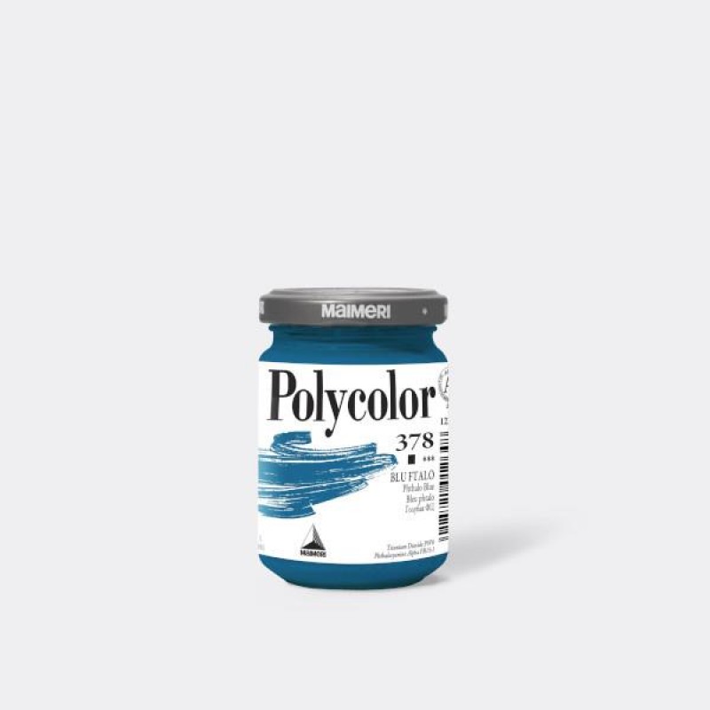 Maimeri Polycolor 140ml 378 Blue Phthalo