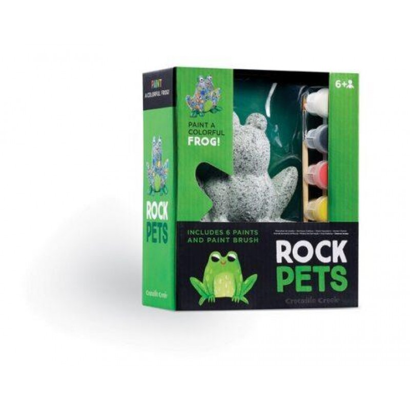 Crocodile Creek Rock Pet Painting Set  Frog