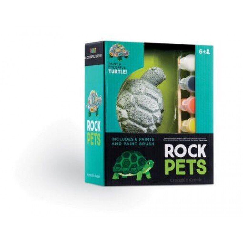 Crocodile Creek Rock Pet Painting Set Turtle