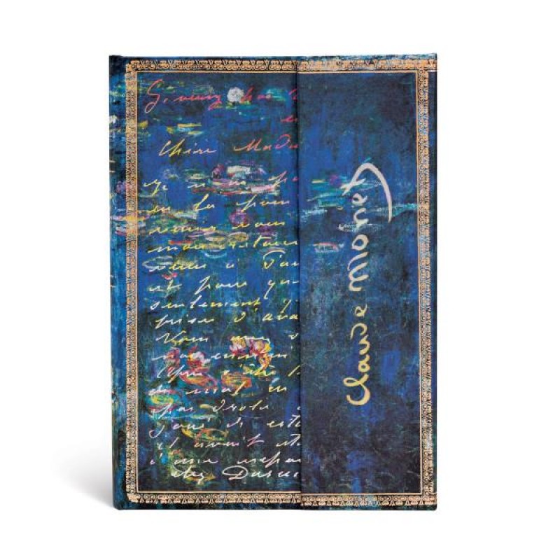 Paperblanks Monet Water Lilies Midi Lined Journal