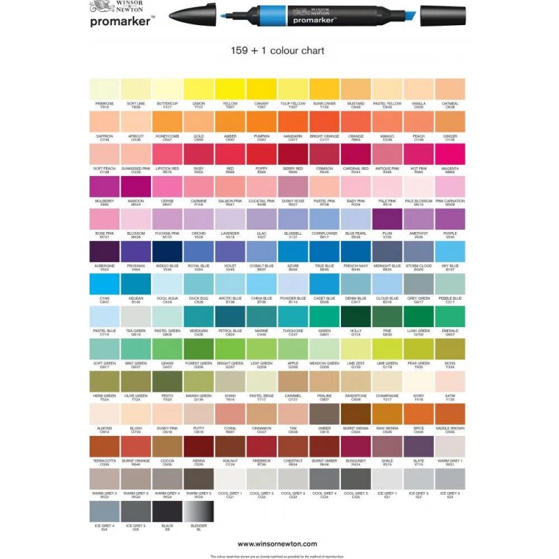 Winsor n Newton Μαρκαδόρος Promarker WG1 Warm Grey 1