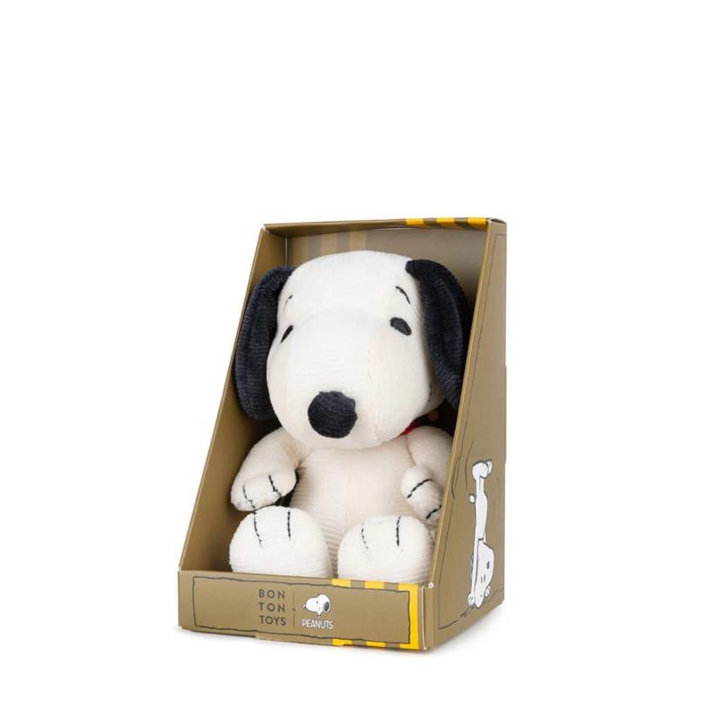 Snoopy Mini Corduroy Cream in giftbox 17cm