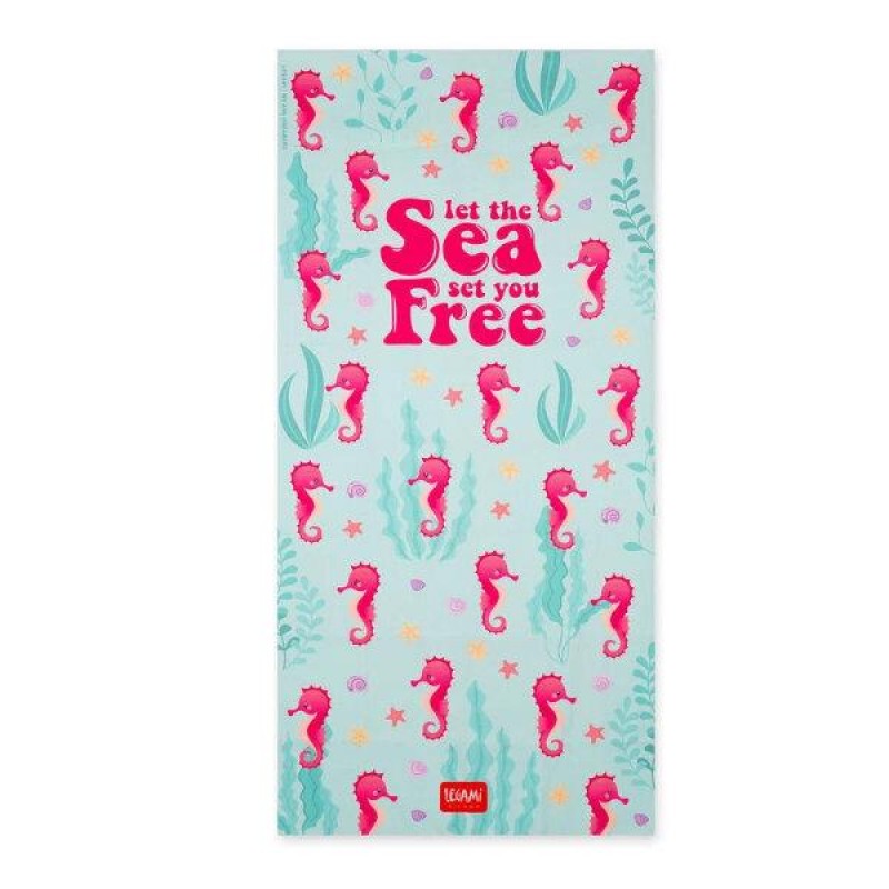 Legami Beach Towel - Seahorse