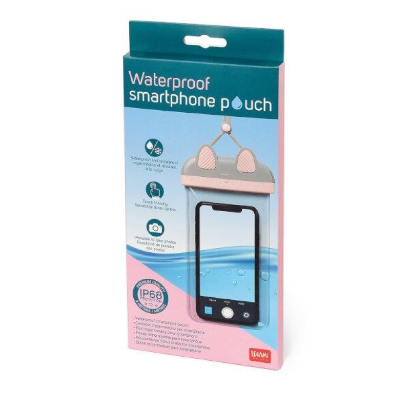 Legami Waterproof Smartphone Pouch - Kitty