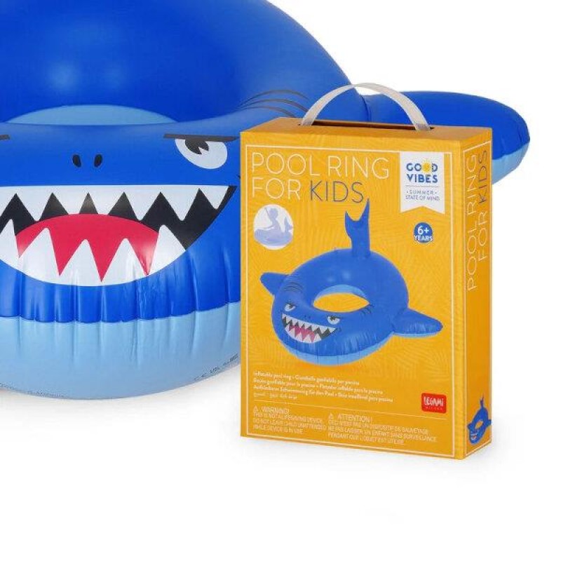 Legami Inflatable Pool Ring - Shark