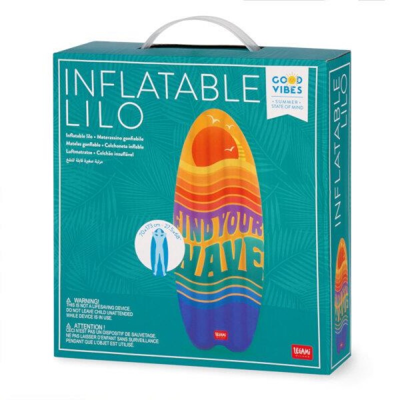 Legami Inflatable Lilo - Waves