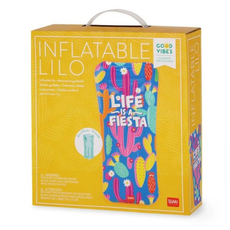 Legami Inflatable Lilo - Cactus