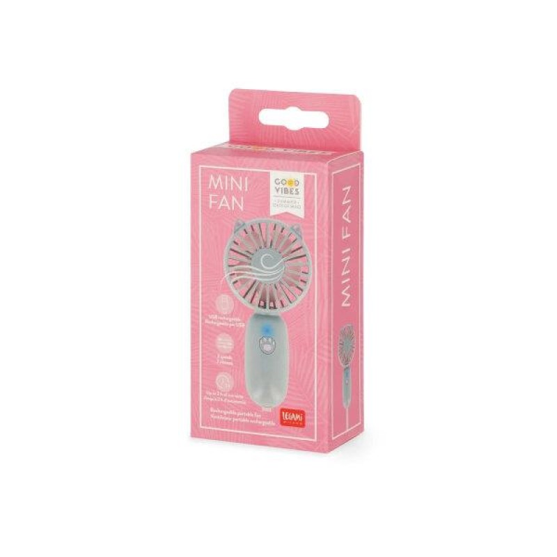 Legami Rechargeable Portable Fan - Kitty