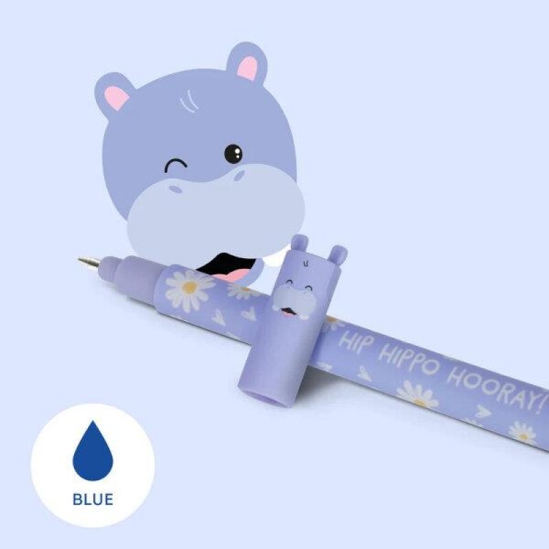 Legami Erasable Gel Pen Hippo