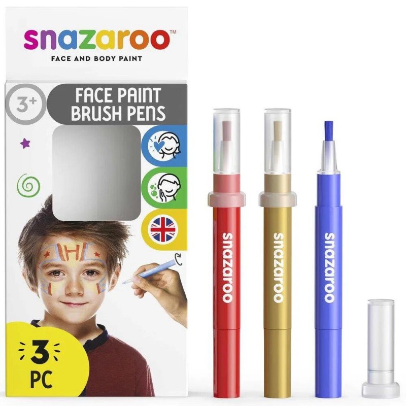 Snazaroo 3 Μαρκαδόροι Face Painting Adventure