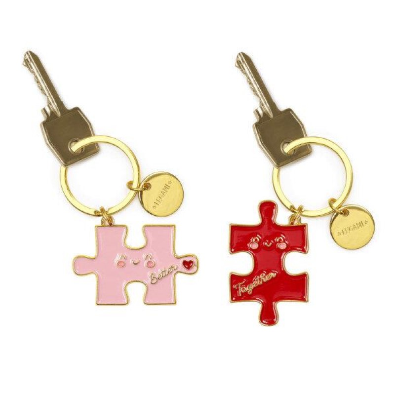 Legami Enamel Key Chain Better Together