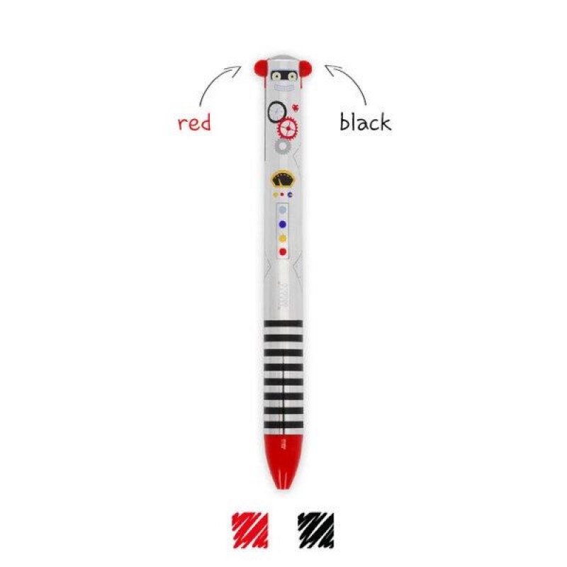 Legami Στυλό Ballpoint με 2 μύτες Click-Clack Robot