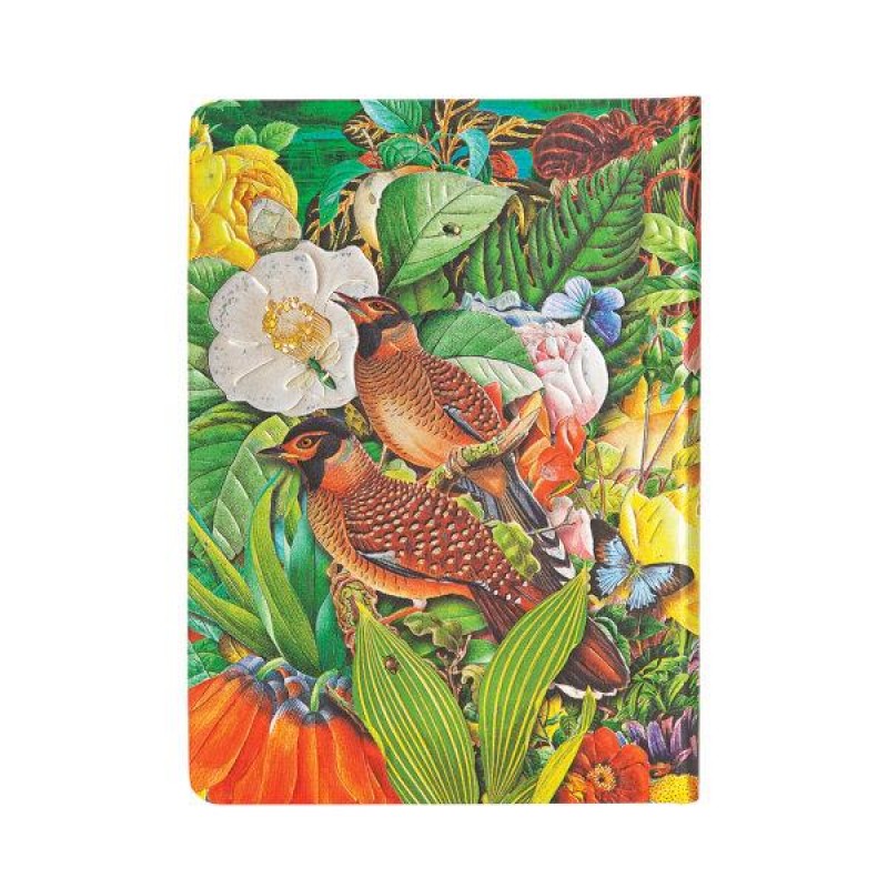 Paperblanks Nature Montages Moon Garden Midi Lined Journal