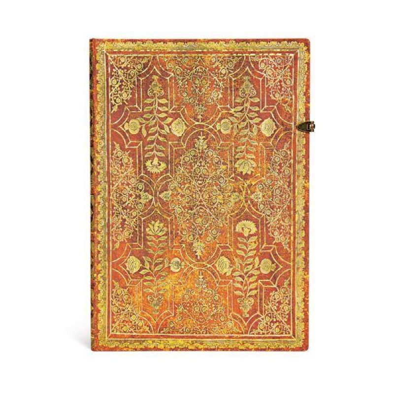 Paperblanks Fall Filigree Persimmon Grande Unlined Journal