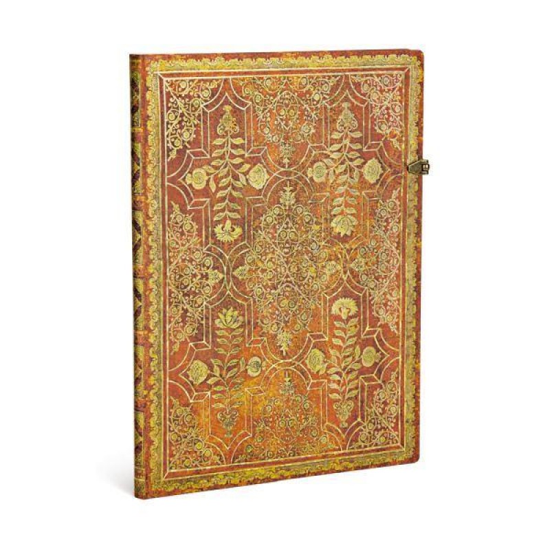 Paperblanks Fall Filigree Persimmon Grande Unlined Journal