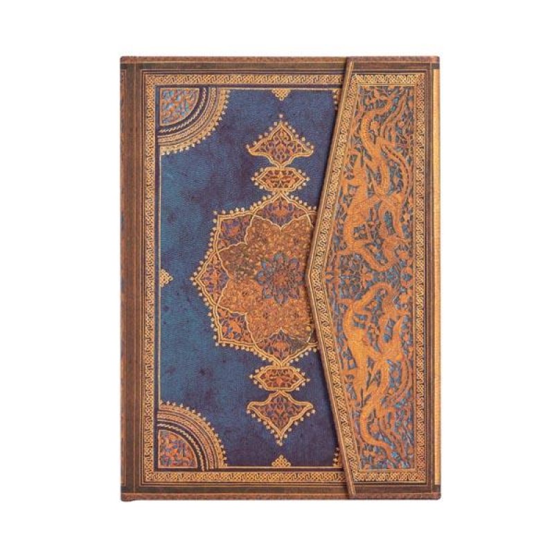 Paperblanks Safavid Binding Art Safavid Indigo Midi Lined Journal