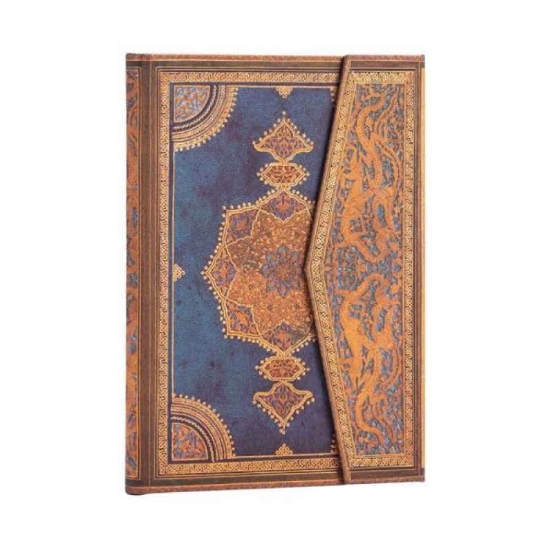 Paperblanks Safavid Binding Art Safavid Indigo Midi Lined Journal