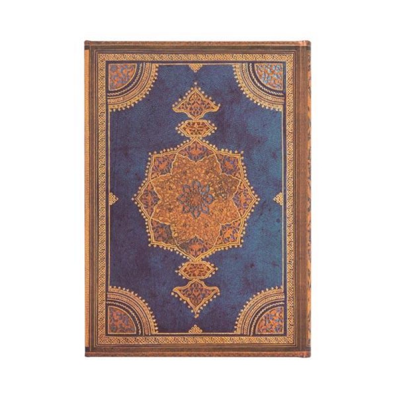 Paperblanks Safavid Binding Art Safavid Indigo Midi Lined Journal