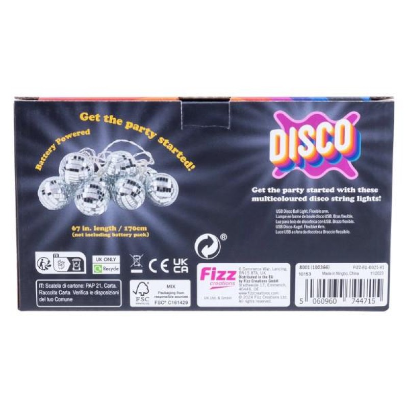 Disco Balls Led String Lights