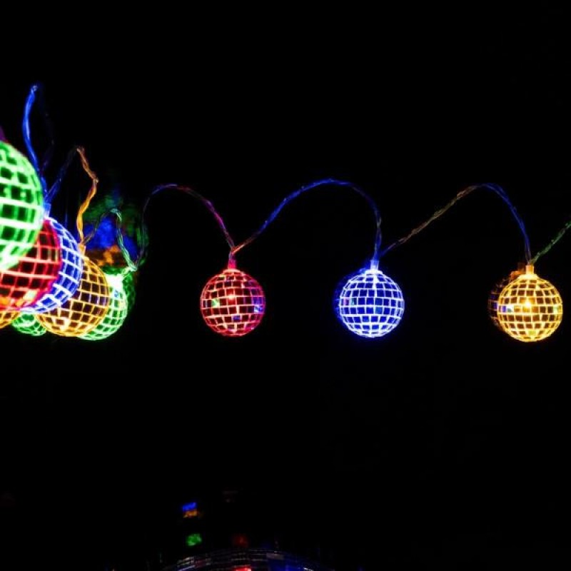 Disco Balls Led String Lights