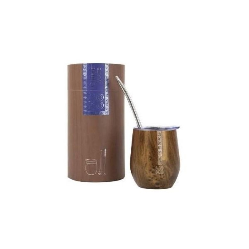 Yoko Design Σετ Δώρου Κούπα Θερμός 250ml Wood