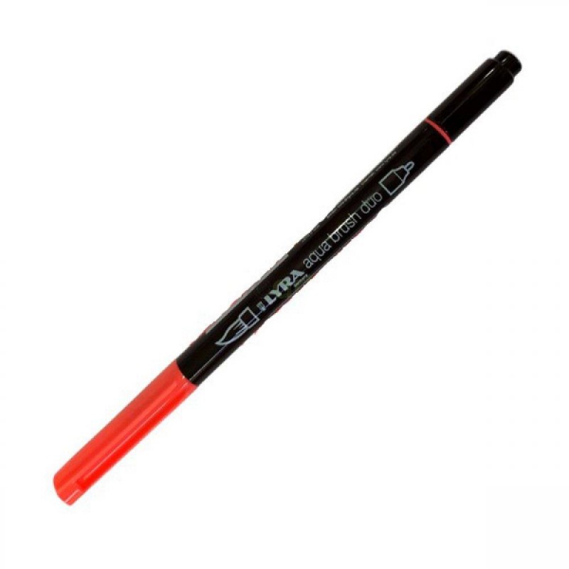 Lyra Aqua Brush Duo Permanent Red