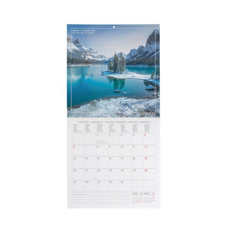 Legami 2025 Wall Calendar 18x18cm 4 Seasons