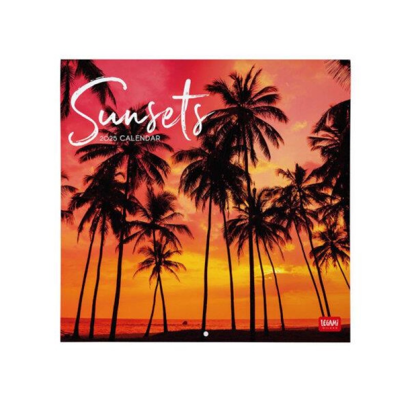 Legami 2025 Wall Calendar 30x29cm Sunsets