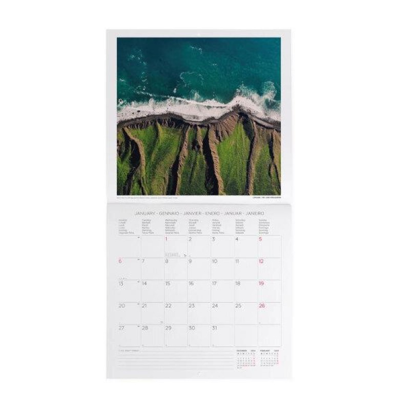 Legami 2025 Wall Calendar 30x29cm Vitamin Sea