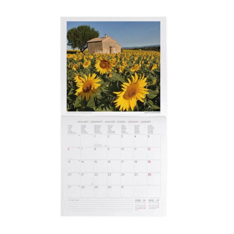 Legami 2025 Wall Calendar 30x29cm Provence