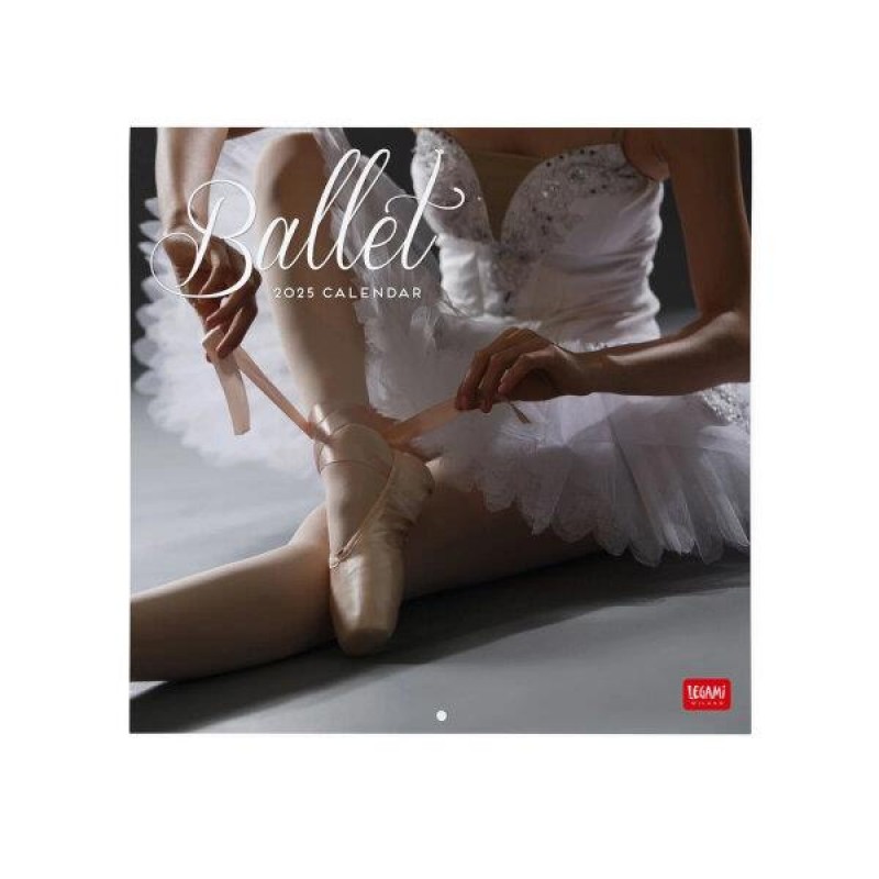 Legami 2025 Wall Calendar 30x29cm Ballet